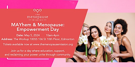 Immagine principale di MAYhem & Menopause: Empowerment Day 