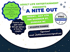 Primaire afbeelding van Adult Life Entertainment Presents... A Nite Out