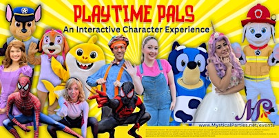 Imagem principal do evento Playtime Pals - Duluth: Interactive Character Experience