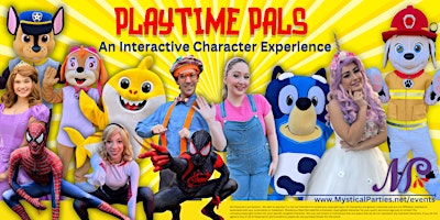 Imagem principal do evento Playtime Pals - Birmingham: Interactive Character Experience
