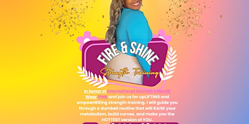 Fire & Shine Strength Training: Pink Edition primary image