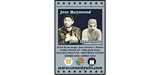 Imagem principal do evento Jose Raymond and Jose Dynamite Comedy Special