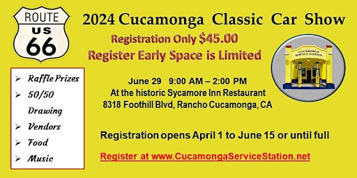 Imagem principal do evento 2024  Cucamonga Classic Car Show