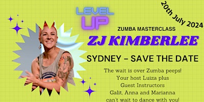 Hauptbild für ZJ Kimberlee Zumba Masterclass Sydney