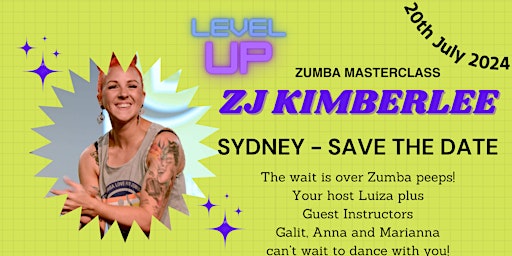 Image principale de ZJ Kimberlee Zumba Masterclass Sydney