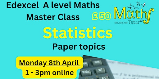 Edexcel A level Maths Revision with focus on Statistics primary image