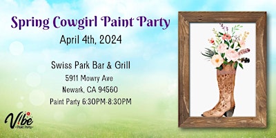 Spring Cowgirl Paint Party primary image