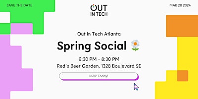 Imagen principal de Out in Tech Atlanta | Spring Social at Red's Beer Garden
