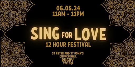 Imagem principal do evento Sing For Love Festival
