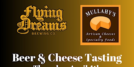 Imagem principal de Flying Dreams & Mullahy's Spring 2024 Beer & Cheese Tasting