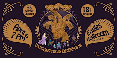 Imagem principal do evento Dungeons & DRAGons QSA Drag Show