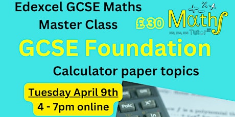 GCSE Foundation Maths, Calculator Revision