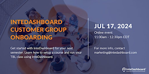 InteDashboard Customer Group Onboarding primary image