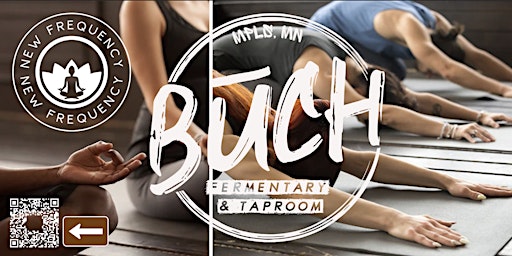 Primaire afbeelding van New Frequency Sunday Yoga at Buch Taproom