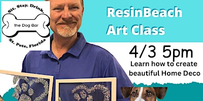 Primaire afbeelding van Resin Beach Art Class @ The Dog Bar