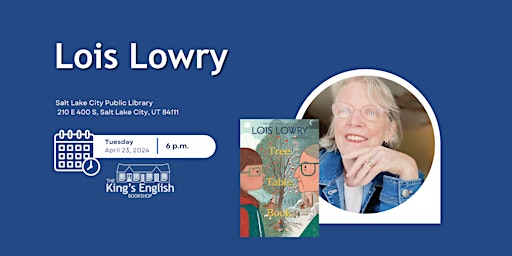 Lois Lowry | Tree. Table. Book. primary image