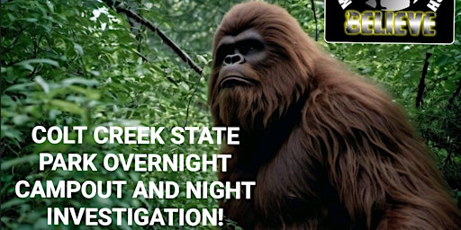 Immagine principale di Colt Creek State Park Overnight Campout & Investigation 