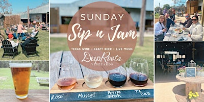 Primaire afbeelding van Wine tastings, craft beer,  & LIVE MUSIC by Michelle Kay-- SUNDAY SIP&JAM