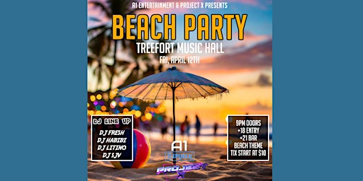 Primaire afbeelding van BEACH PARTY  feat. DJ Fresh, DJ Habibi, DJ Litino, DJ SVG