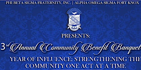 Alpha Omega Sigma  Fort Knox 3rd Annual Community Benefit Banquet