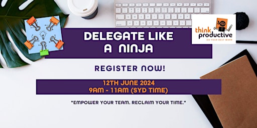 Delegate Like a Ninja primary image