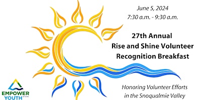 Primaire afbeelding van Rise and Shine Volunteer Recognition Breakfast Celebration