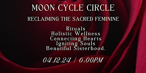 Moon Cycle Circle- A Gathering For The Sacred primary image