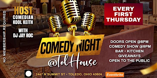 "Comedy Night @TolHouse" (4/4/24) primary image