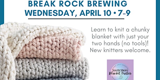 Chunky Knit Blanket Party - Break Rock 4/10 primary image