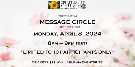 SCNYC Virtual Message Circle- Revs. Jennifer Lerman  & Terence Harding