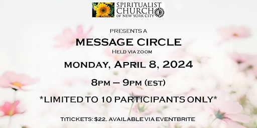 Imagen principal de SCNYC Virtual Message Circle- Revs. Jennifer Lerman  & Terence Harding