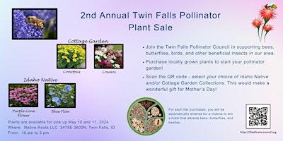Immagine principale di 2nd Annual Twin Falls Pollinator Plant Sale 