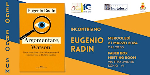 ARGOMENTARE WATSON # incontriamo Eugenio Radin primary image