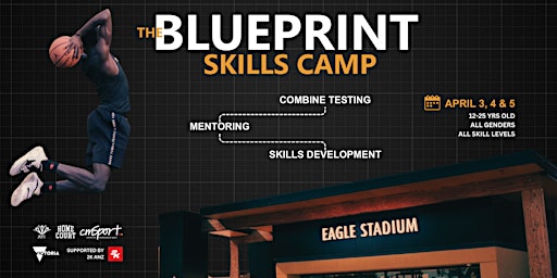 Hauptbild für THE BLUEPRINT SKILLS CAMP - APRIL 3, 4 & 5