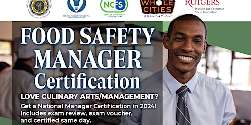 Primaire afbeelding van Food Safety Manager Certification