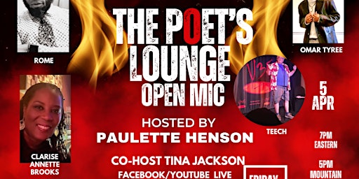 Imagen principal de The Poet's Lounge with Paulette Henson & Co- Host Tina Jackson