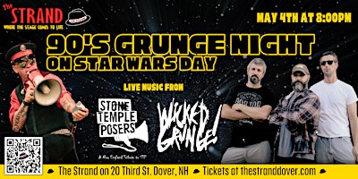 Imagen principal de 90's Grunge Night on Star Wars Day with Stone Temple Posers & Wicked Grunge