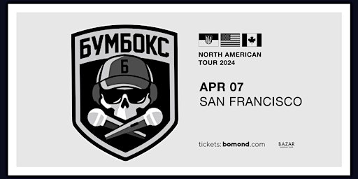 Hauptbild für Ukrainian band 'Boombox'  returns to San Francisco