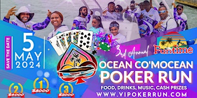 Primaire afbeelding van 3rd Annual Ocean Co'Mocean Poker Run