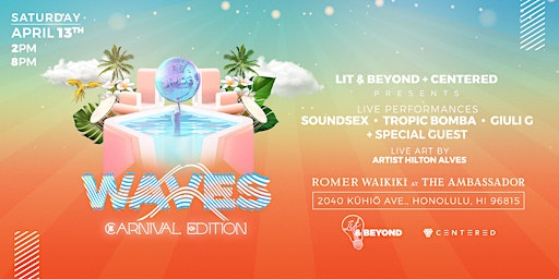 Imagem principal do evento WAVES Carnival Edition