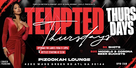 Tempted Thursdays at Pizookah Lounge