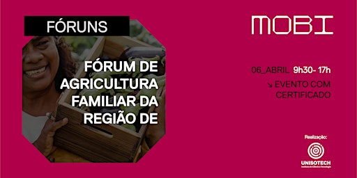 Primaire afbeelding van FÓRUM DE AGRICULTURA FAMILIAR DA REGIÃO DE SOROCABA