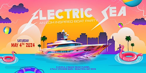 Imagem principal do evento Electric Sea: Your Ultimate House and Techno Boat Party