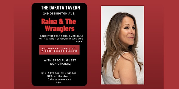 RAINA & THE WRANGLERS W/ SPECIAL GUEST DON GRAHAM