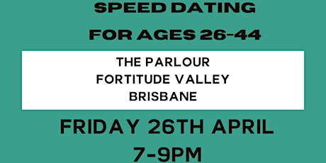 Brisbane Speed Dating for ages 26-44 by Cheeky Events Australia.