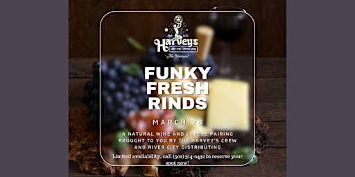 Harvey's Cheese and Natural Wine Pairing primary image