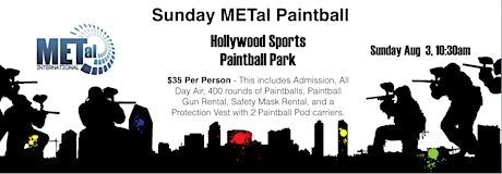 Sunday METal COED PaintBall primary image