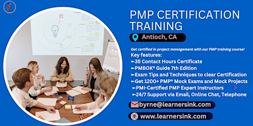 Project Management Professional Classroom Training In Antioch, CA primary image