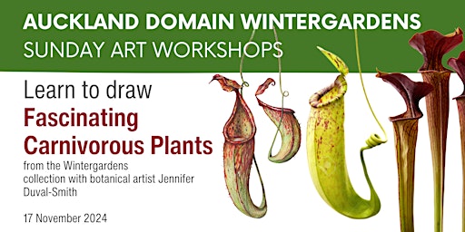 Imagen principal de Amazing carnivorous plants workshop - Wintergardens Sunday Art Sessions