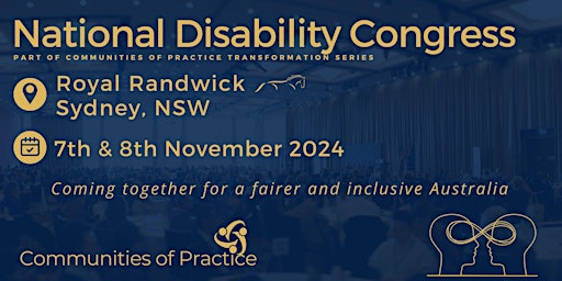 Imagem principal do evento National Disability Congress